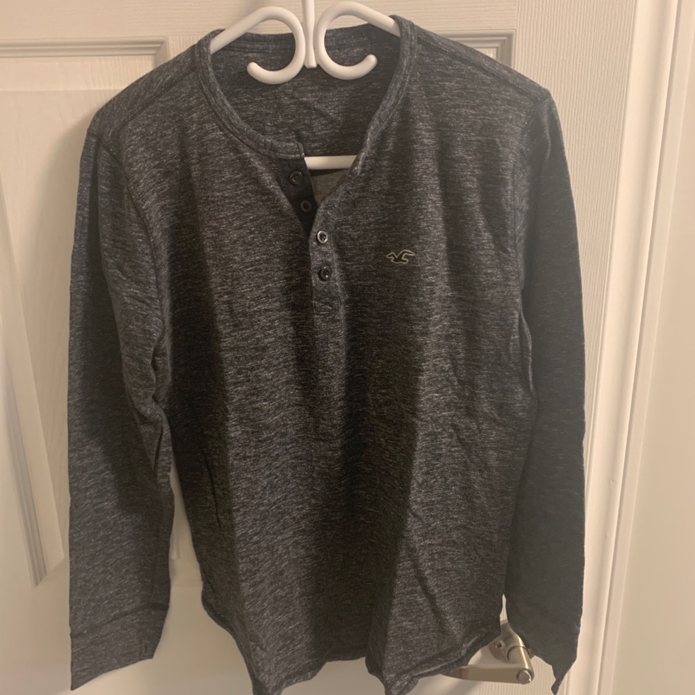 Hollister Grey Henley